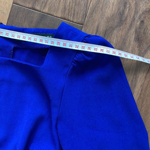 Zara Royal Blue Top XS - Picture 9 of 11